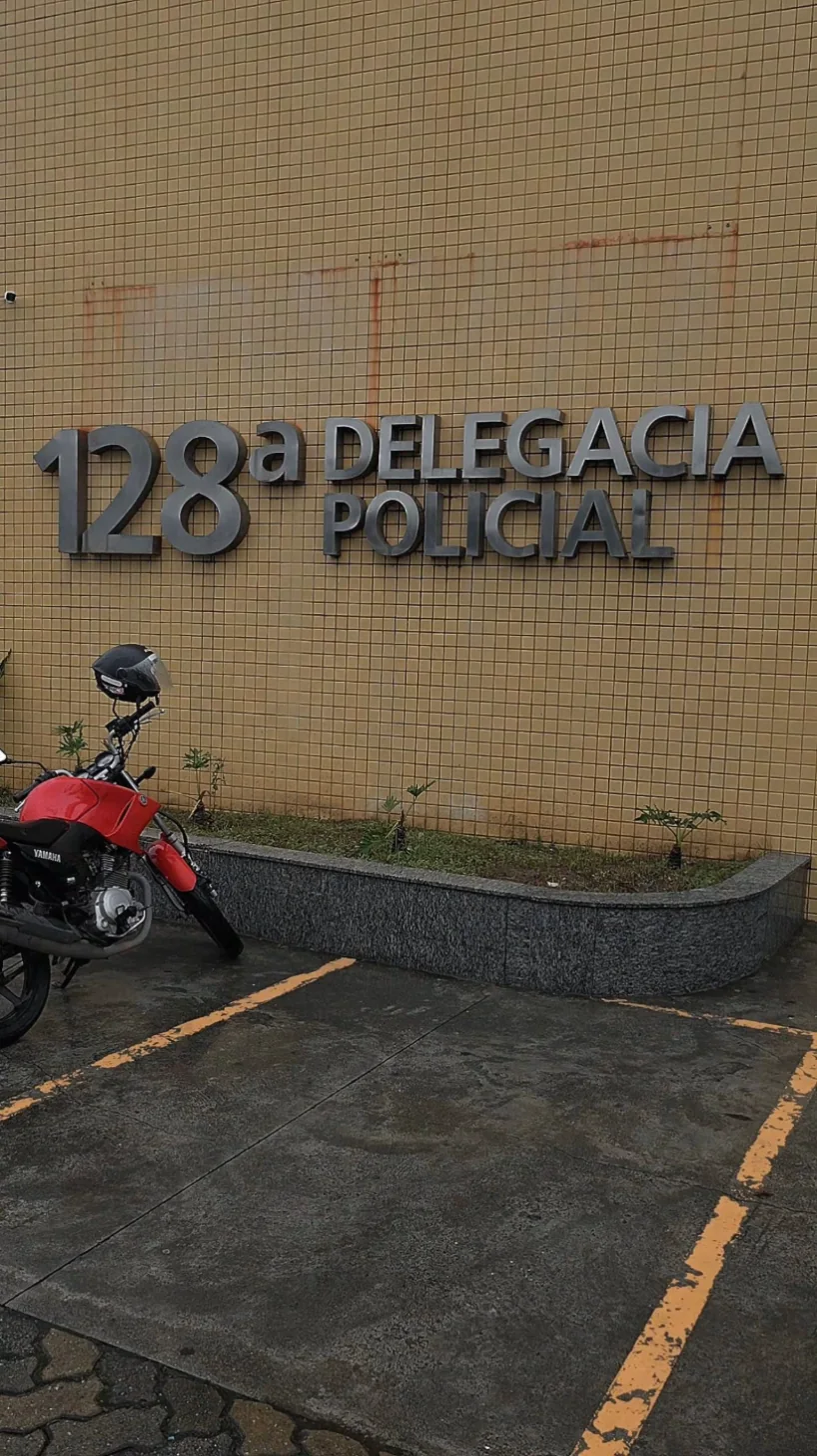 Fachada da 128ª Delegacia Policial