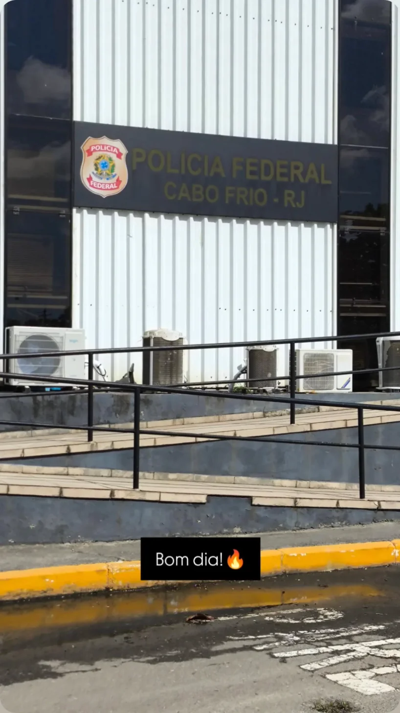 Fachada da Polícia Federal em Cabo Frio